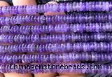 CRB6502 15 inches 2*6mm rondelle amethyst gemstone beads