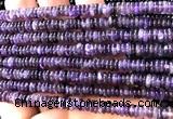 CRB6503 15 inches 2*6mm rondelle dogtooth amethyst beads