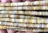 CRB6514 15 inches 2*6mm rondelle yellow aventurine jade beads