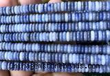 CRB6516 15 inches 2*6mm rondelle blue aventurine jade beads