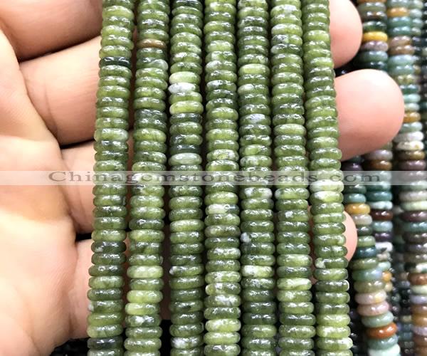 CRB6518 15 inches 2*6mm rondelle China jade beads wholesale