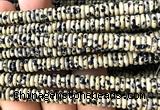 CRB6530 15 inches 2*6mm rondelle dalmatian jasper beads