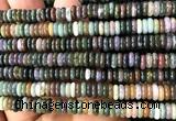 CRB6543 15 inches 2*6mm rondelle Indian agate beads wholesale