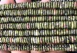 CRB6562 15 inches 2*6mm rondelle unakite gemstone beads