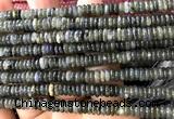 CRB6565 15 inches 2*6mm rondelle labradorite gemstone beads