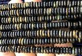 CRB6572 15 inches 2*6mm rondelle blue tiger eye beads wholesale