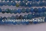 CRB700 15.5 inches 2*3mm faceted rondelle apatite gemstone beads