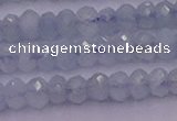 CRB711 15.5 inches 2.5*4mm faceted rondelle aquamarine beads