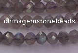 CRB719 15.5 inches 3*4mm faceted rondelle labradorite beads