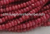 CRC05 16 inches 4*6mm rondell rhodochrosite gemstone beads wholesale