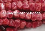 CRC06 16 inches 8*10mm nugget rhodochrosite gemstone beads wholesale