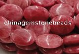 CRC08 16 inches 15*20mm oval rhodochrosite gemstone beads wholesale