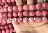 CRC1052 15.5 inches 14mm round rhodochrosite beads wholesale