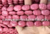 CRC1063 15.5 inches 13*18mm oval rhodochrosite beads wholesale