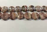 CRC1073 15.5 inches 25mm flat round rhodochrosite beads