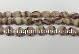 CRC1083 15.5 inches 15*20mm flat teardrop rhodochrosite beads