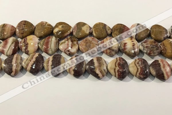 CRC1090 15.5 inches 20*20mm heart rhodochrosite beads wholesale