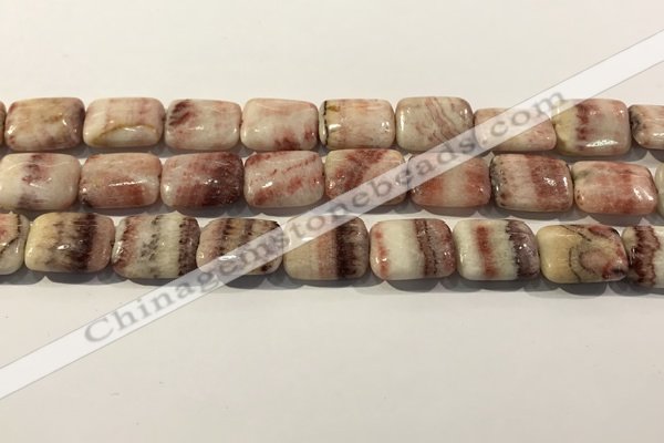 CRC1098 15.5 inches 15*20mm rectangle rhodochrosite beads