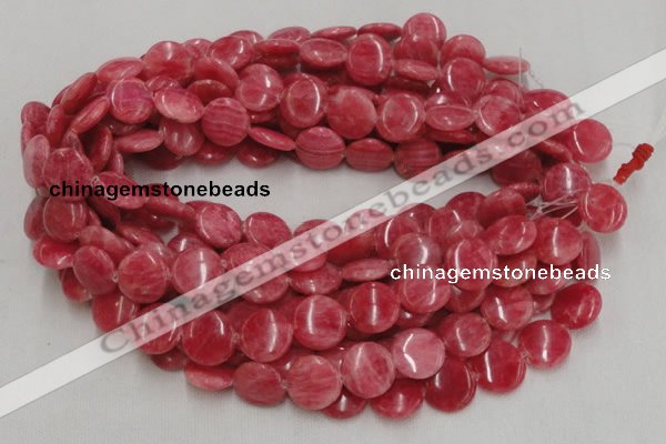 CRC11 16 inches 12mm coin rhodochrosite gemstone beads wholesale