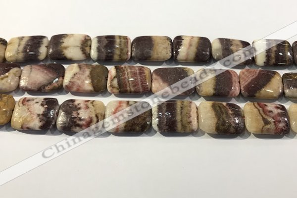 CRC1103 15.5 inches 18*25mm rectangle rhodochrosite beads