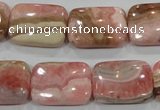 CRC112 15.5 inches 15*20mm rectangle natural argentina rhodochrosite beads