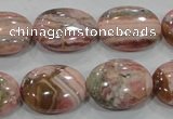 CRC113 15.5 inches 15*20mm oval natural argentina rhodochrosite beads