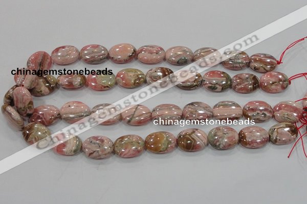 CRC113 15.5 inches 15*20mm oval natural argentina rhodochrosite beads