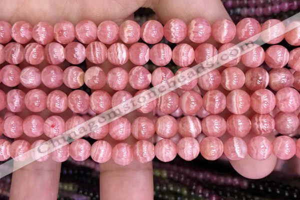 CRC1164 15.5 inches 7mm round rhodochrosite gemstone beads