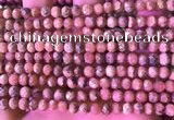 CRC1173 15.5 inches 6mm faceted round rhodochrosite beads wholesale