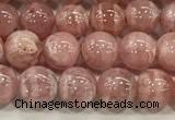 CRC1186 15.5 inches 6mm round Argentina rhodochrosite beads