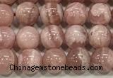 CRC1187 15.5 inches 7mm round Argentina rhodochrosite beads