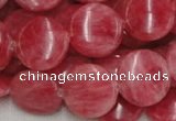 CRC12 16 inches 18mm coin rhodochrosite gemstone beads wholesale