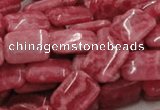 CRC14 16 inches 12*18mm rectangle rhodochrosite beads wholesale