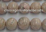 CRC155 15.5 inches 14mm round Argentina rhodochrosite beads