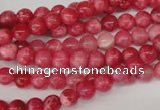 CRC18 15.5 inches 6mm round dyed rhodochrosite gemstone beads