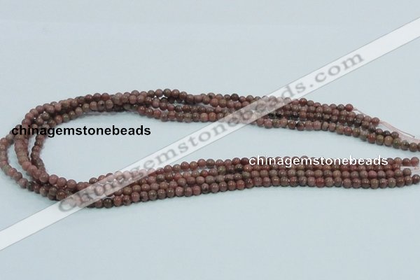 CRC200 16 inches 4mm round rhodochrosite gemstone beads wholesale