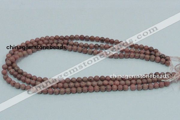 CRC201 16 inches 6mm round rhodochrosite gemstone beads wholesale