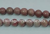 CRC202 16 inches 8mm round rhodochrosite gemstone beads wholesale