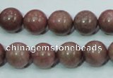 CRC204 16 inches 12mm round rhodochrosite gemstone beads wholesale