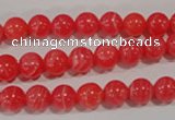 CRC502 15.5 inches 8mm round synthetic rhodochrosite beads