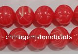 CRC505 15.5 inches 14mm round synthetic rhodochrosite beads