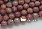 CRC52 15.5 inches 8mm round rhodochrosite gemstone beads wholesale