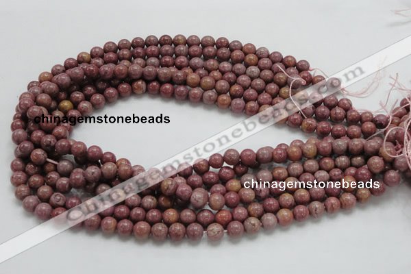 CRC52 15.5 inches 8mm round rhodochrosite gemstone beads wholesale