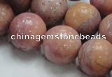 CRC56 15.5 inches 20mm round rhodochrosite gemstone beads wholesale