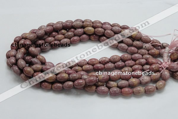 CRC66 15.5 inches 10*14mm rice rhodochrosite gemstone beads