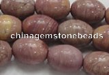 CRC68 15.5 inches 15*20mm rice rhodochrosite gemstone beads