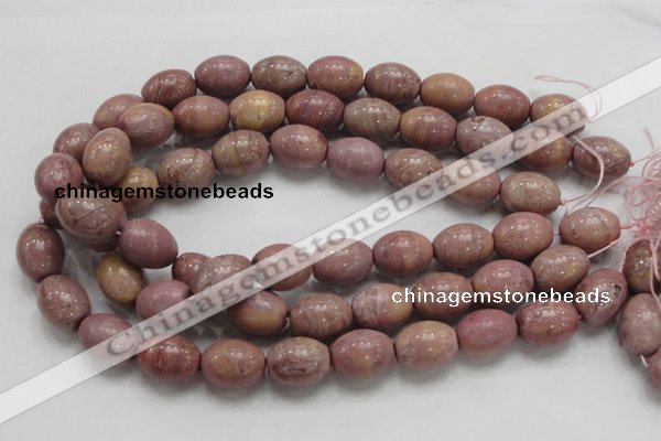 CRC68 15.5 inches 15*20mm rice rhodochrosite gemstone beads