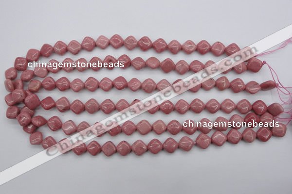 CRC681 15.5 inches 10*10mm diamond rhodochrosite beads wholesale