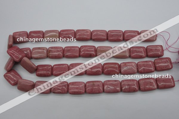 CRC701 15.5 inches 15*20mm rectangle rhodochrosite beads wholesale