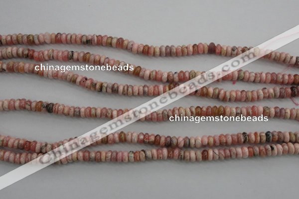 CRC751 15.5 inches 3*5mm rondelle rhodochrosite beads wholesale